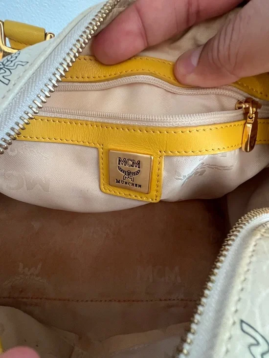 MCM Visetos Boston Nano Bag - Picture 7 of 8